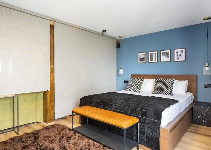 Moderno Loft Con Vistas A La Bahia De Gd شقة