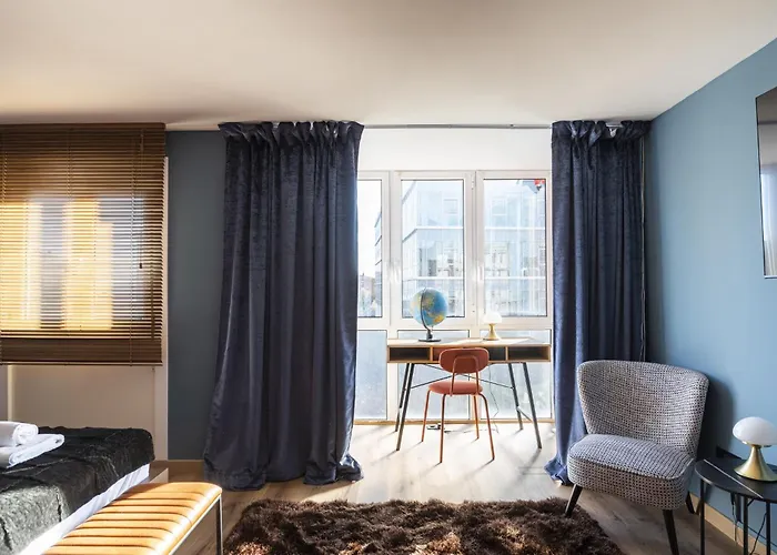 شقة Moderno Loft Con Vistas A La Bahia De Gd